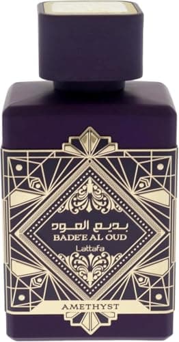Image of Badee Al Oud Luxury Eau de Parfum Collection – Long Lasting Arabian Fragrance for Men & Women – Oud, Amber, Fruity & Spiced Perfumes – Premium 100ml Spray (Amethyst)