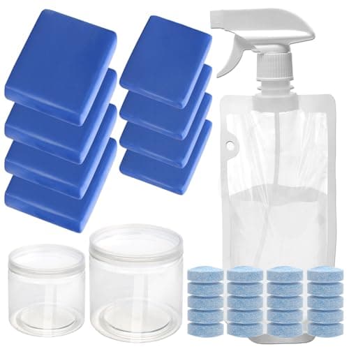 Image of Windspped Car Clay Bar Kit for Auto Detailing, 400g+200g Magic Clay Bars/ 20PCS Clean Effervescent Tablets/Spray Bag