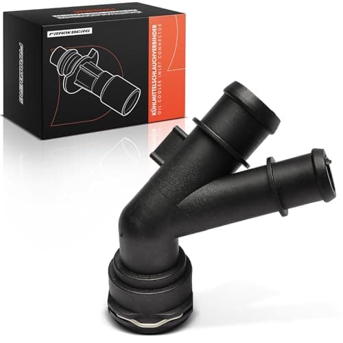 Image of Frankberg Water Pump Engine RadiatorHose Front Compatible with O.c.t.a.v.i.a III Estate 5E5 5E6 Golf VII 5G1 BE1 BE2 BQ1 T-R.O.C A11 D11 Replace# 5Q0122291DA