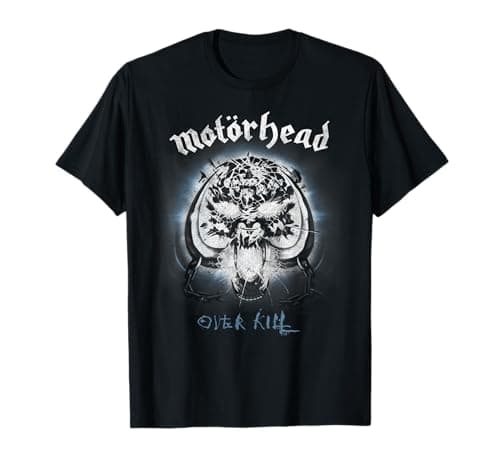 Image of Motörhead Overkill Tracklist T-Shirt