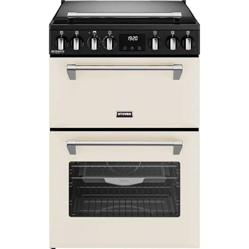 Image of Stoves DX MRA RICHMOND 60DF CRM 600mm Dual Fuel Cooker Gas Hob Power WOK Cream