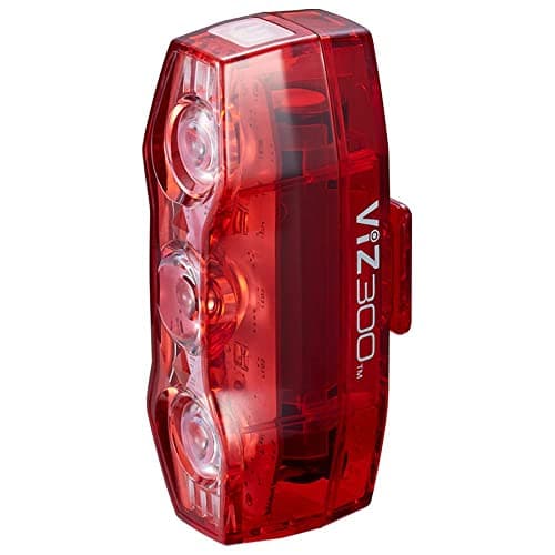 Image of CatEye ViZ300 Rear Bike Light – Ultra-Bright 300 Lumen Rechargeable Rear Bicycle Light | OptiCube Lens & Daytime Hyperflash Mode for Maximum Visibility | USB Rechargeable | CatEye Bike Accessories