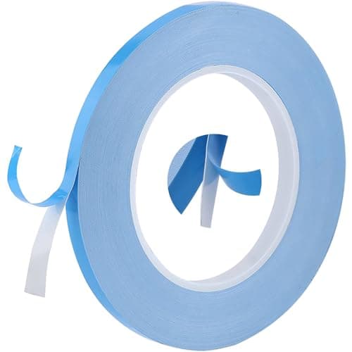 Image of CTRICALVER Thermal Adhesive Tape, Double Sided Thermal Adhesive Tape for LED Lighting Ic and LED Televisions with Excellent Insulation, High Thermal Conductivity (10mm 25m)