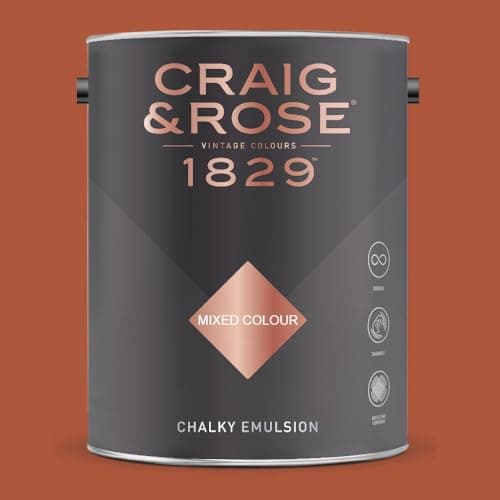 Image of Paint Stop CRAIG & ROSE 1829 CHALKY EMULSION CADMIUM 5L