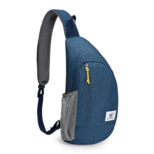 Image of SKYSPER Sling Bag RFID Crossbody Sling Backpack Cross Body Shoulder Travel Bag Hiking Daypack for Women Men(Blue)