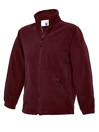 Image of UC603 - Maroon - 5/6 yrs - 300GSM Childrens Full Zip Micro Fleece Jacket