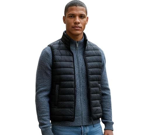 Image of JACK IN THE BAG *SIZE S-6XL * Men's Lightweight Sleeveless Body Warmer Jacket Gilet Body Warmer BLACK L