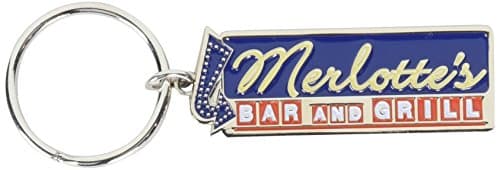 Image of Rock Off officially licensed products True Blood Keyring Keychain Merlottes bar & grill Official metal One Size