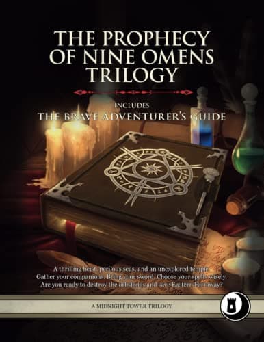 Image of The Prophecy of Nine Omens Trilogy: Level 10-12 Adventures and Compendium (Midnight Tower 5e Adventures)