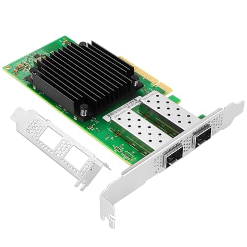 Image of Vogzone 25GBE Dual-Port SFP28 Network Interface Card with Mellanox CONNECTX-5 EN Chipset, PCI Express 3.0 x8 Ethernet Adapter Compare to MCX512A-ACAT