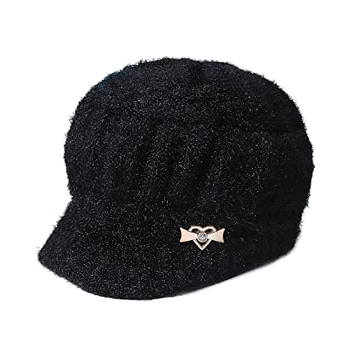 Image of Black of Friday 2024 White Cowboy Hat with String Lightweight Mens Beanie Balaclava Fleece Hood Winter Hat Grey Cashmere Beanie Sleeping Cap for Women Flash Deals of The Day Todays Deals