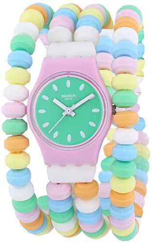 Image of Swatch Women's Quartz Watch Caramellisima LP135B with Plastic Strap