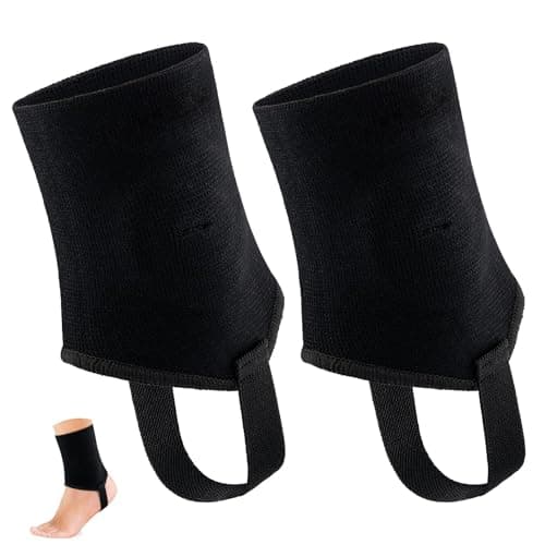 Image of Northdeer Ankle Guards Football Black Mid Size 1 pair Ankle Protector Guard For Soccer and Football