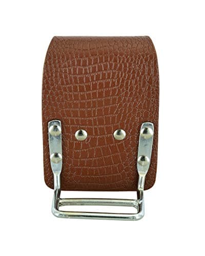Image of BBI Crafted Leather Steel Plier/Snip Cutter Holder for Scafffolding Tools Belt (Brown Pattern Plier Holder)