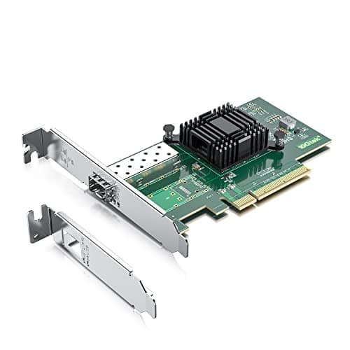 Image of 10Gtek 10GbE PCIE Network Card for Intel X520-DA1, 82599EN Chip, Single SFP+ Ports, 10Gbit PCI Express x8 LAN Adapter, 10Gb NIC for Windows Server/Linux/VMware