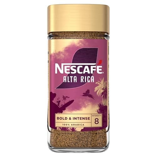 Image of NESCAFÉ Alta Rica Gold Blend Instant Coffee, Dark Roasted Premium Instant 100 Percent Arabica Coffee, 190g (Pack of 1)