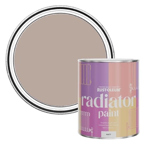 Image of Rust-Oleum Heat-Resistant Radiator Paint in Matt Finish - Oatfield 750ml