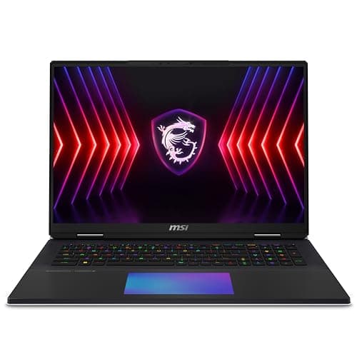 Image of MSI Titan 18" 16:10 UHD+ Gaming Laptop - (Intel Core i9-14900HX, NVIDIA GeForce RTX 4090, 128GB RAM, 6TB SSD, Windows 11 Pro) - Core Black