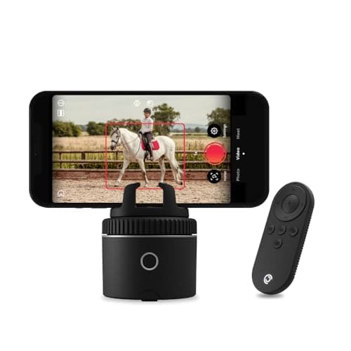 Image of Pivo Equestrian Pod, Auto Face, Body, Horse Smart Phone Tracking Holder, Ai-Powered 360° Rotation, Remote Control for Hands-Free Video Recording