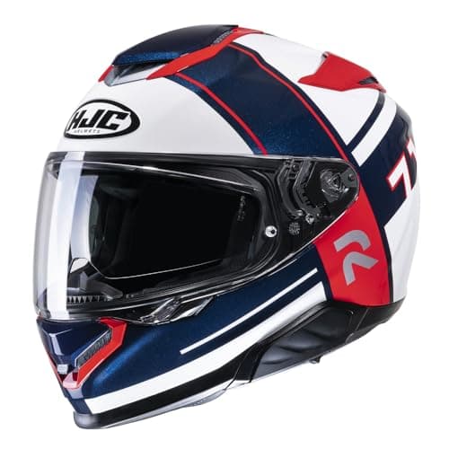 Image of HJC RPHA 71 Zecha Full Face ECE 22.06 DVS Motorcycle Helmet - MC21 White Red Blue (S)