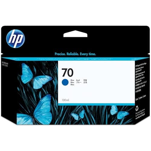 Image of HP Original No.70 Blue Ink Cart 130ml