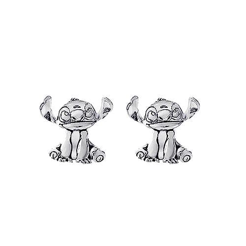 Image of Disney Lilo & Stitch Silver plated Stitch Stud Earrings