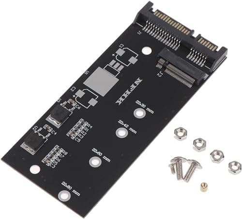 Image of AYMBH M.2 SATA to 22-Pin SATA III Adapter for NGFF B/B+M Key SSDs Supports Full-Length M.2 (2230-2280) to 2.5" SATA 6Gbps Conversion Maximize Storage & Speed Compatible with Laptops & Desktops