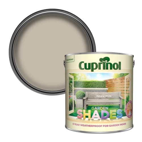 Image of Cuprinol 5092612 Garden Shades - Natural Stone (2.5L)
