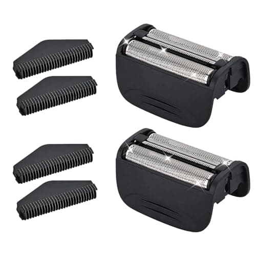 Image of AUDOC Shaver Replacement Head Compatible with Remington Shaver SPF-PF Head and Cutter Assembly, Fit for Remington Model PF7580,PF7400,PF7500,and PF7600 Foil Shavers (2PCS Black)