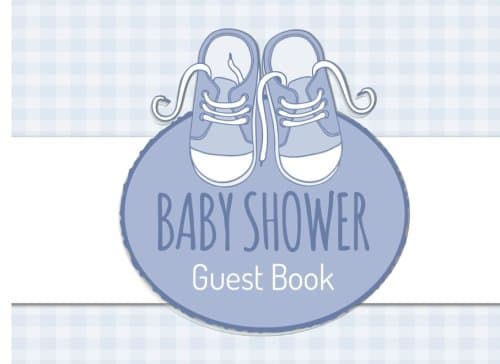 Image of Baby Shower Guest Book: Free Layout To Sign In, Leave advice, Wish for baby with Gift Log