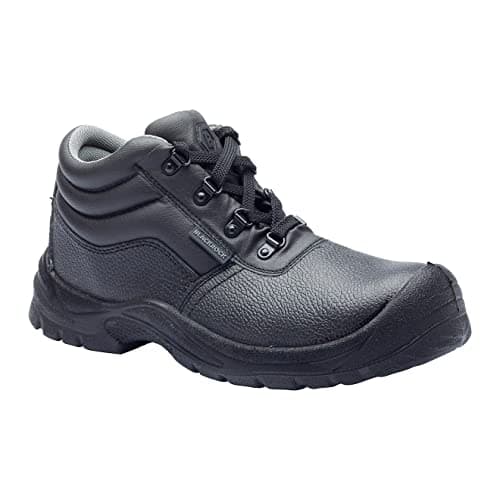 Image of Blackrock Water Resistant Chukka Work Boots, Safety Boots, Safety Shoes, Steel Toe Cap, Mens Womens Ladies, Work Shoes, Gardening, Lightweight, Leather, Wide Fit, Non Slip, On Site - Size 7