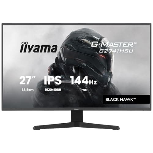 Image of iiyama G-Master G2741HSU-B1 27 inch144Hz HD Gaming Display, 1ms (MPRT) IPS LCD with Adaptive Sync, 1920 x 1080, HDMI/DP
