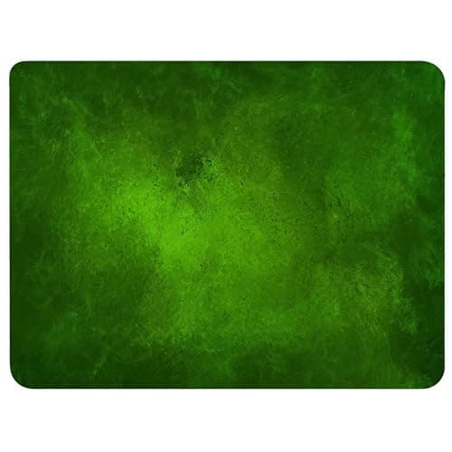 Image of Silent Monsters Mouse Mat Medium 14 x 10 inches / 36 x 25 cm, Green, Lasercut Edges, washable & rollable Mouse Pad, Gaming Home Office Mousemat, Mousepad non-slip & quiet, Desk Mat