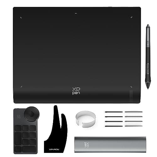 Image of XPPen Deco Pro MW (Gen 2) Wireless Graphics Tablet with 9″x 6″ Working Area, Digital Drawing Tablet with X3 Pro Stylus (16K Pressure), Supports Bluetooth 5.0 Connection, Works with Windows, macOS