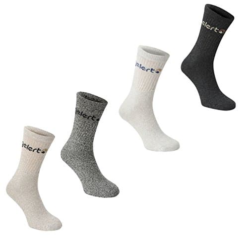 Image of Gelert Kids Boys Walking Boot Sock 4 Pack Junior Socks Grey Junior 1-6