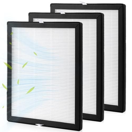 Image of Kigniote 3 Pack HEPA Filter Compatible with MeacoDry Arete One 18L,20L & 25L Dehumidifier Air Purifier 2-in-1, 26 x 22x1.5cm,Not Compatible with Meaco 20L 20LE Low Energy Dehumidifier