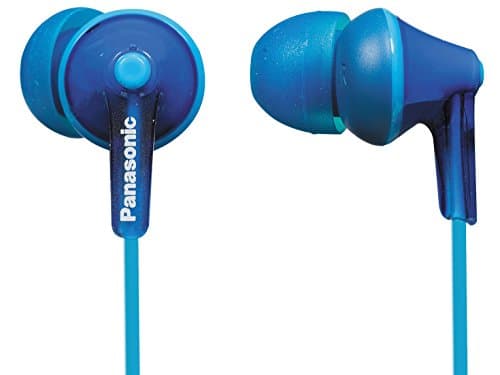 Image of Panasonic RP-HJE125-A Wired Earphones, Blue, 7 x 9.8 x 20