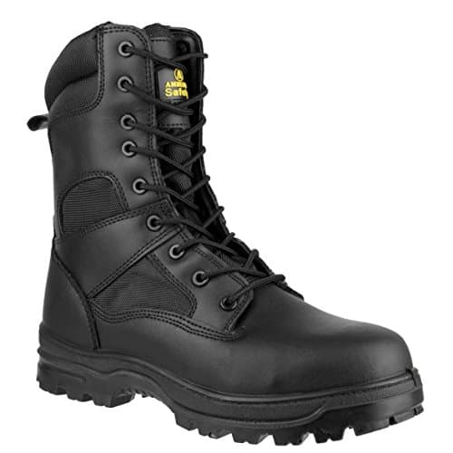 Image of Amblers Safety Unisex FS009C Hi-leg Safety Boot/Metal Free Safety Footwear,Black, Size UK 5