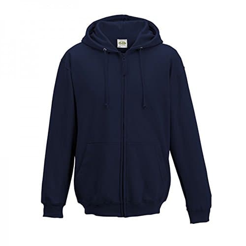 Image of AWDis Just Hoods Men's Zoodie Hoodie, New French Navy, Small