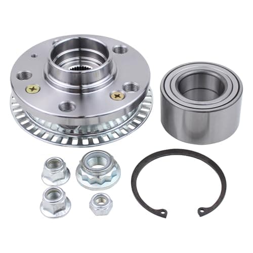 Image of HouYeen Front Wheel Hub and Bearing Kit with ABS Sensor for Au-di A3 8L TT 8N Se-at Leon 1M Toledo mk2 Sko-da Octa-via mk1 mk2 V-W Bo-ra Golf mk3 mk4 New Beetle 1996-2010