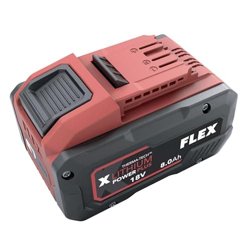 Image of Flex - 8,0 Ah Li-Ion Rechargeable Battery Pack 18 V, Includes 1 x 8,0 Ah Battery - 532748 - with Electronic Management System, Integrated Charge and Discharge Protection - Work Tools