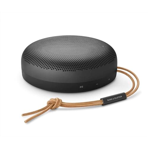 Image of Bang & Olufsen Beosound A1 (2nd Gen) – Portable Waterproof Bluetooth Speaker (IP67), 360 Sound, Alexa Voice Control, 18 Hours Battery, Compact Wireless Speaker for Outdoors & Travel - Black