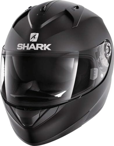 Image of SHARK RIDILL BLANK Matt KMA Motorcycle Helmet, Black, Size XL