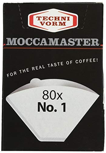Image of Moccamaster No.1 Paper Filters (80 Filters) - White
