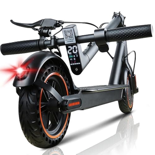 Image of QnQ Electric Scooter, 2026 8.5" Foldable Scooter, 500W/25KM/H Motor, 30KM Range, Puncture-Proof Honeycomb Tires, APP Control and LED Display, 36V 7.8Ah Battery, Max 120kg