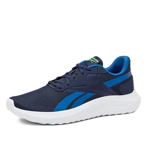 Image of Reebok Men's Energen Lux Sneaker, Vector Navy/Twilight Bule/White, 8 UK