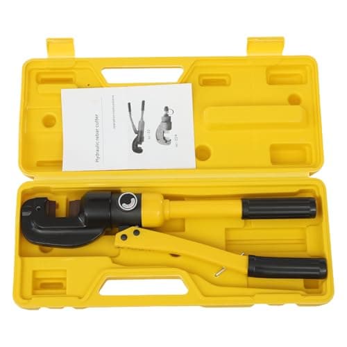 Image of 13 Ton Hydraulic Rebar Cutter, Handheld Hydraulic Bar Bolt Cutting Tool, for 4-22mm Rods, Portable Toolbox, with Allen Wrench, for Cut Screw Thread Steel, Low Carbon Steel