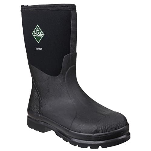 Image of Muck Boots Unisex Chore Classic Mid Wellingtons (5 UK) (Black)
