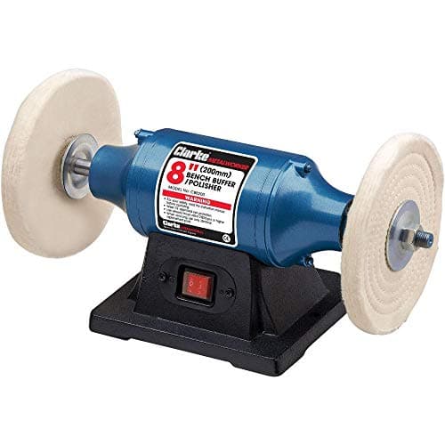 Image of Clarke CBB200 370W 8'' Bench Buffer/Polisher (230V)
