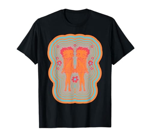 Image of Betty Boop Betty Playlist Psychedelic 60s T-Shirt